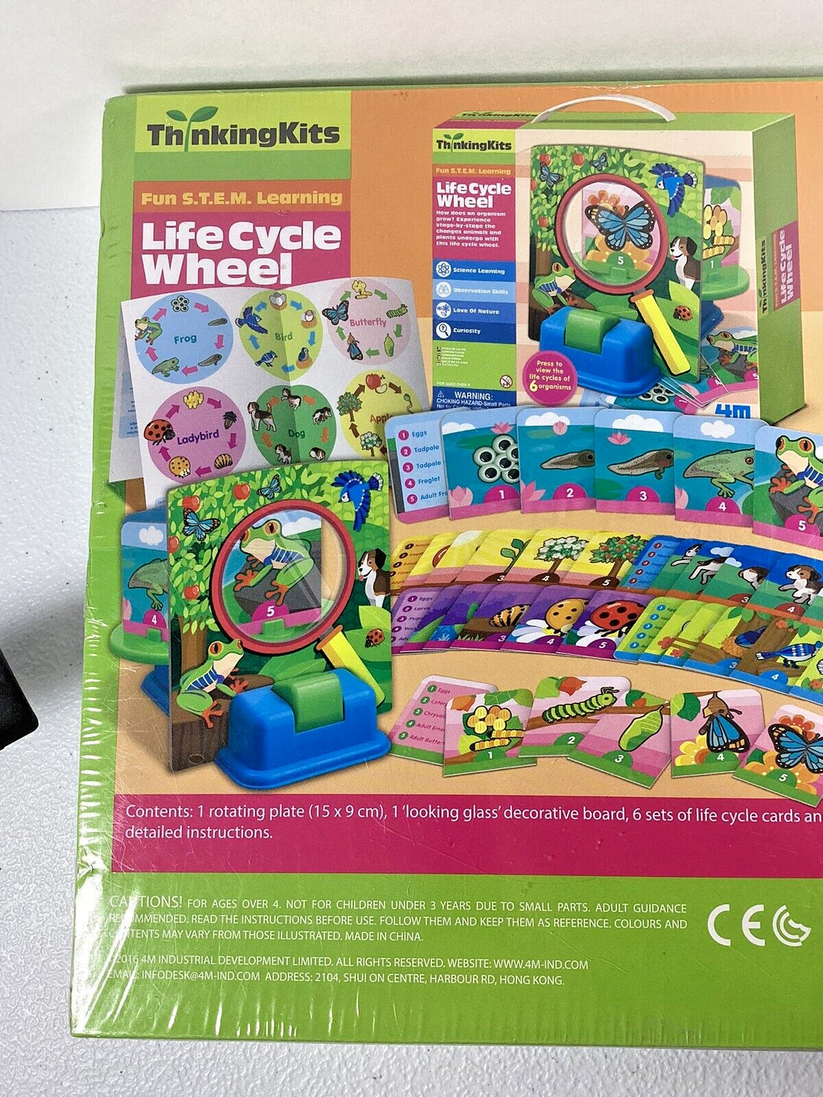Thinking Kids Life Cycle Wheel STEM Learning Science Observation Educational