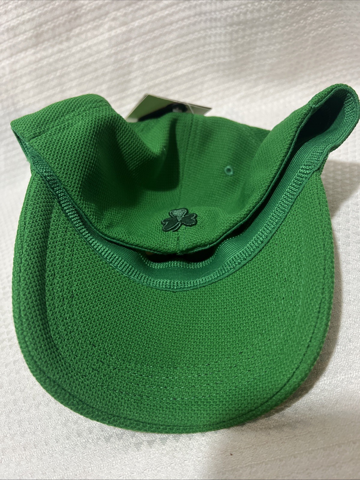 Shamrock Hat Green Stretch BBall NWT