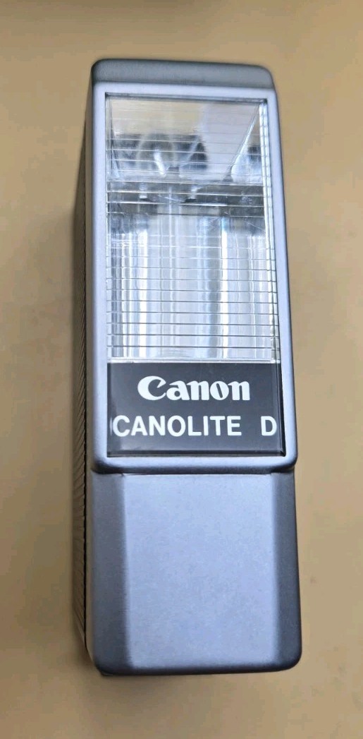Vintage Canon Canolite D Flash ▪︎ Made in Japan ▪︎ Tested Working Condition