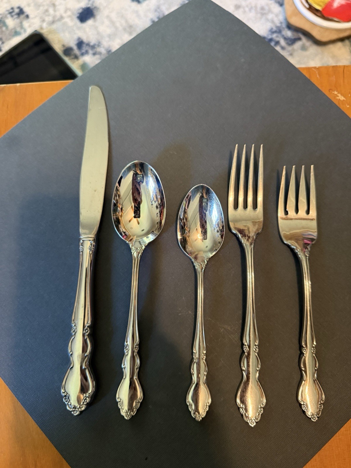 Oneida Dover Stainless Steel Flatware Set - 5 Pc  place setting  mult available