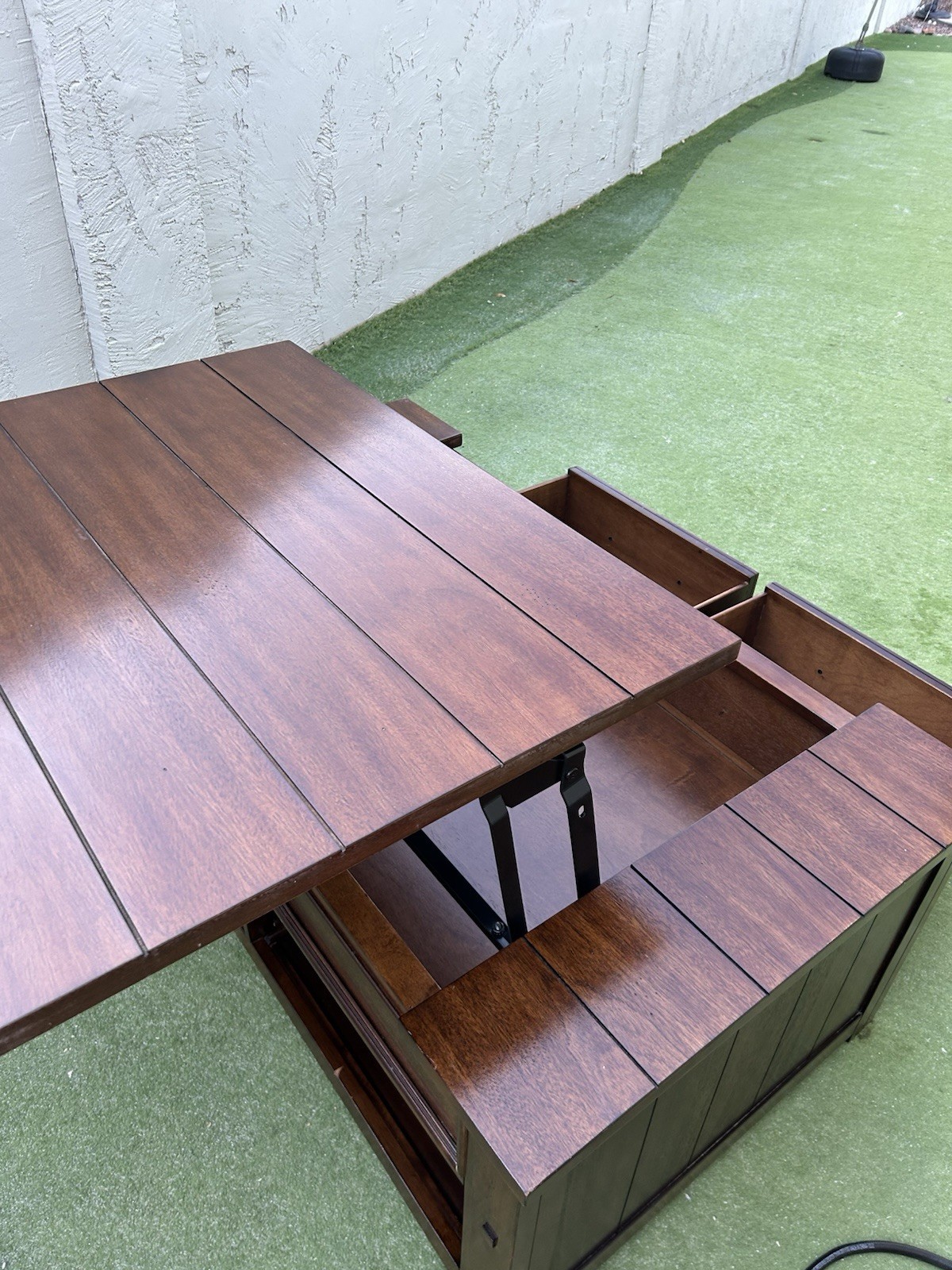 Beautiful wood Chest/table/desk
