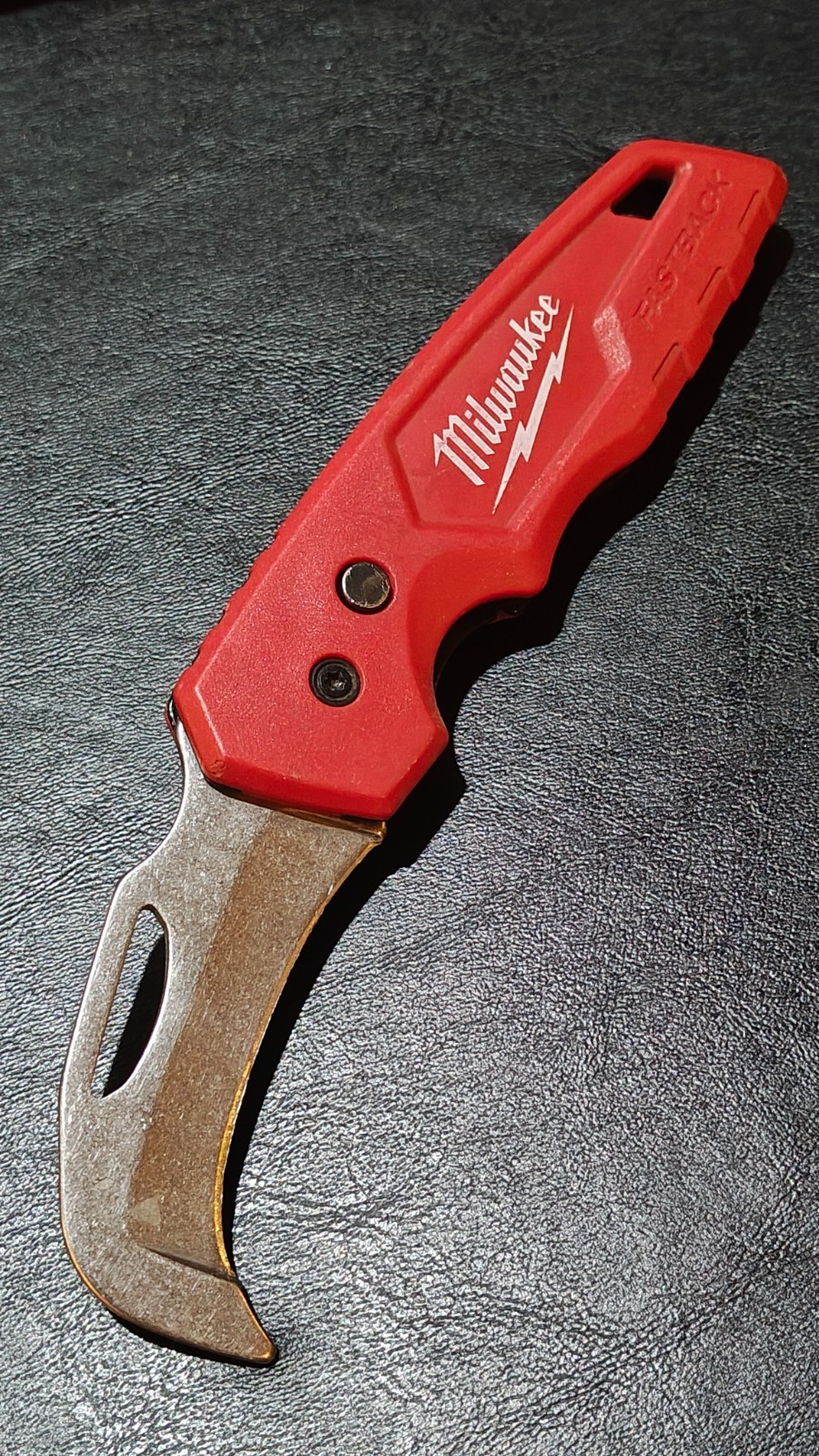 Milwaukee Tool 48-22-1525 Fastback Blunt Tip Hawkbill Folding Knife Preowned