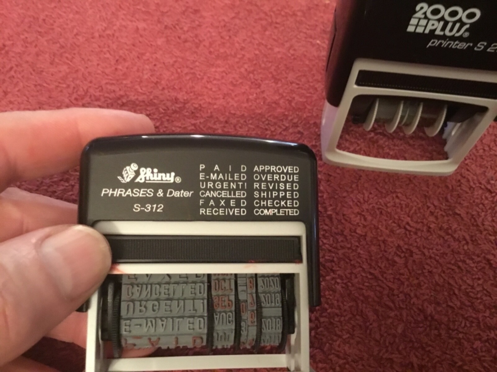 Filing System Stamps