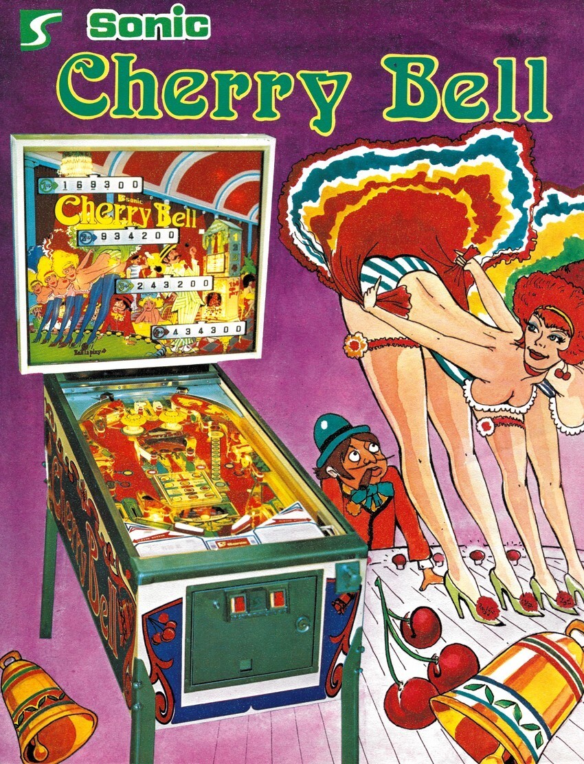 1977 Sonic Cherry Bell Pinball Machine Rubber Ring Kit