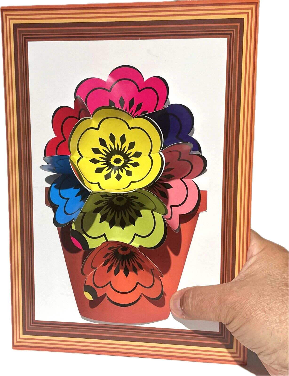 3D BLOOMING FLOWER PRODUCTION Magic Trick Appearing Bouquet Sign Pot Picture NEW