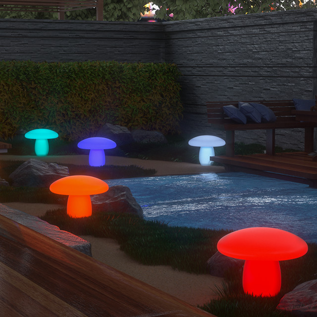 Outdoor LED Multicolor Changing Ground Garden Landscape D??cor Lawn Lighting