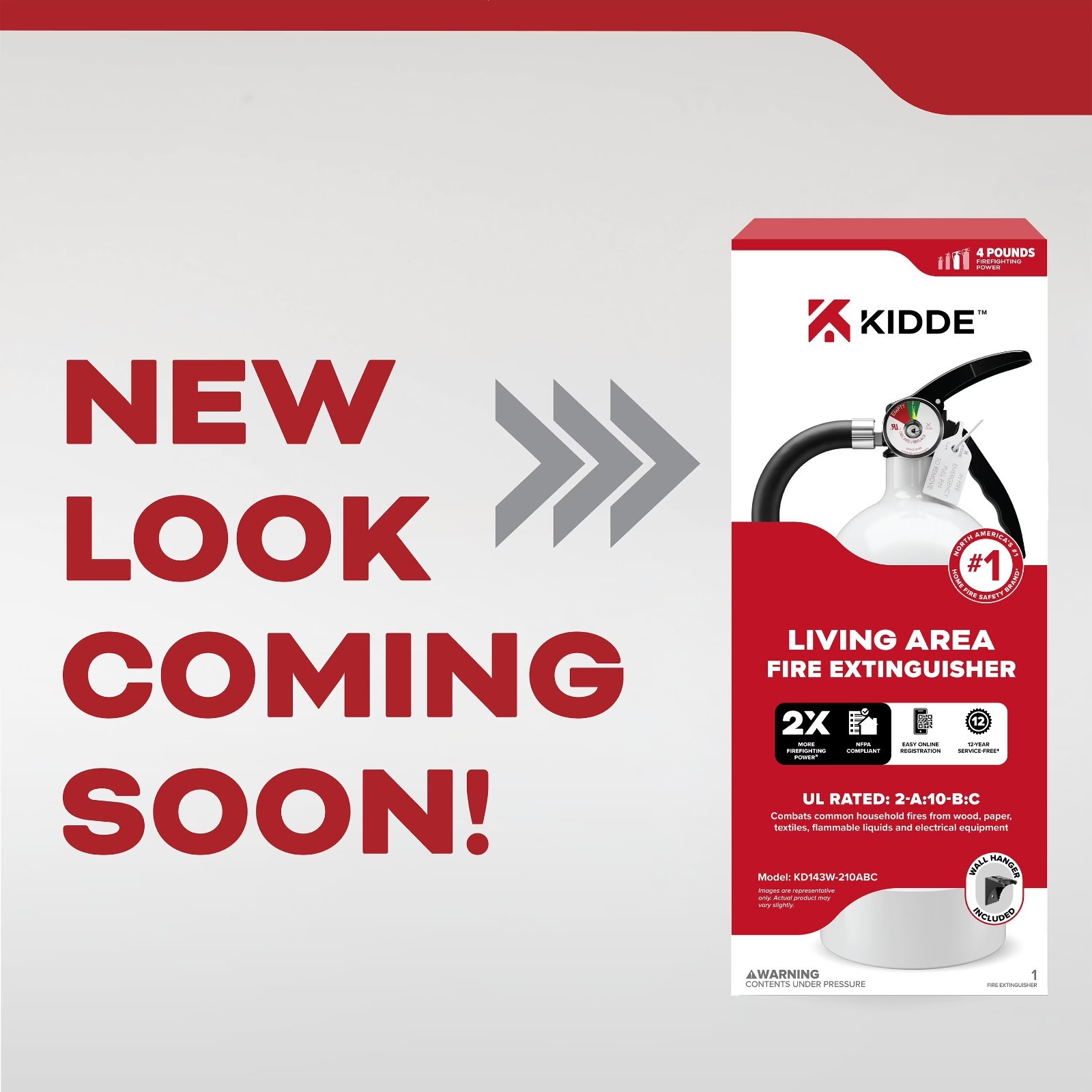 Kidde Fire Extinguisher for Home, Residential 2A10BC