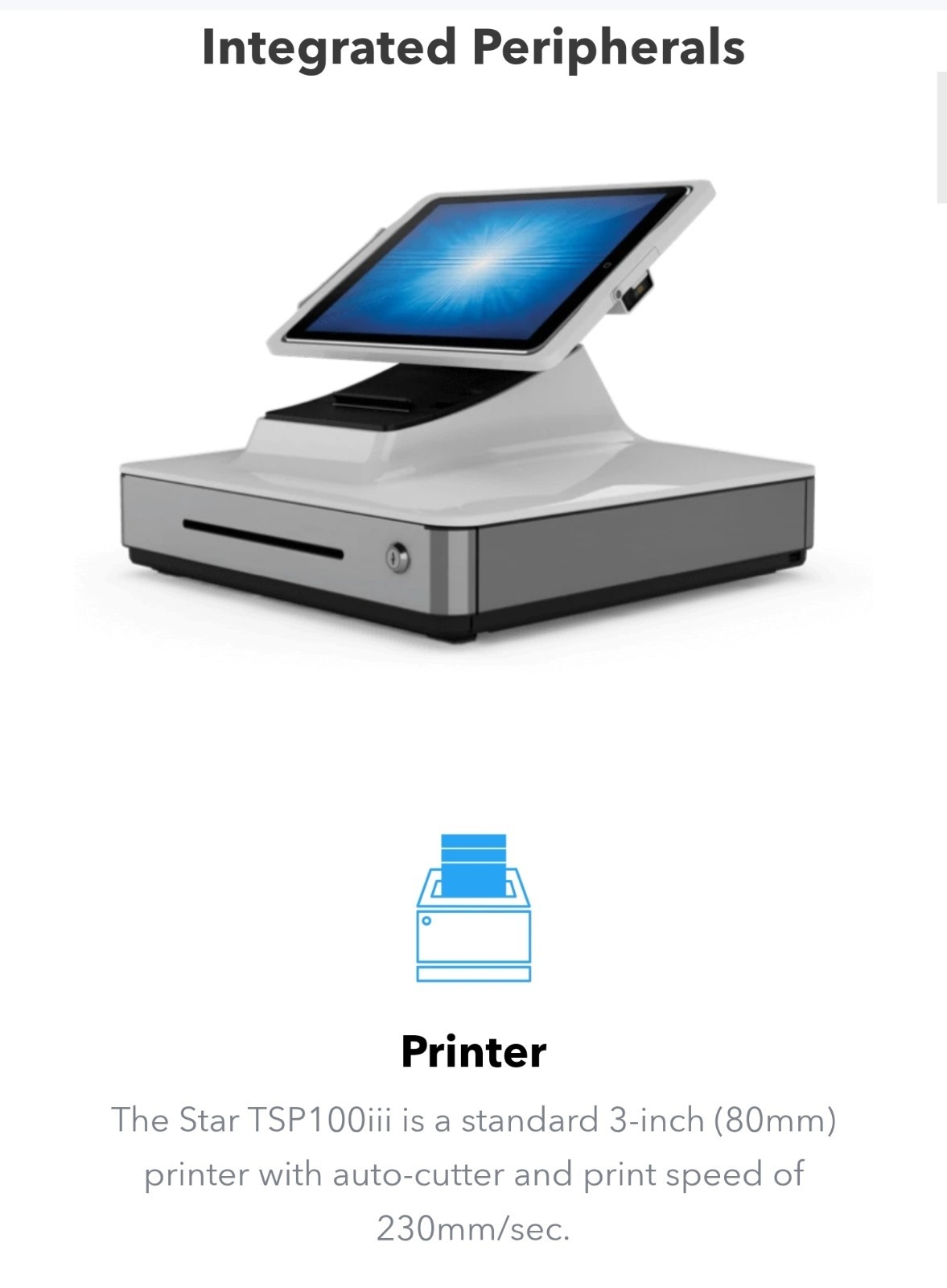 Elo PayPoint Dock E008250 ETT10I1 IPAD DOCK for 10.5 iPad Cash Register