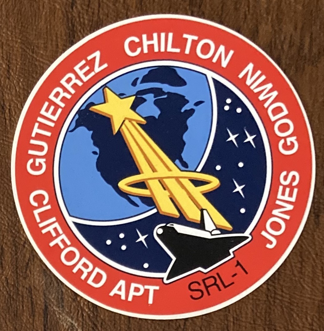 1994 NASA Space Shuttle STS-59 Mission Sticker Experiments aboard Radar Lab 1
