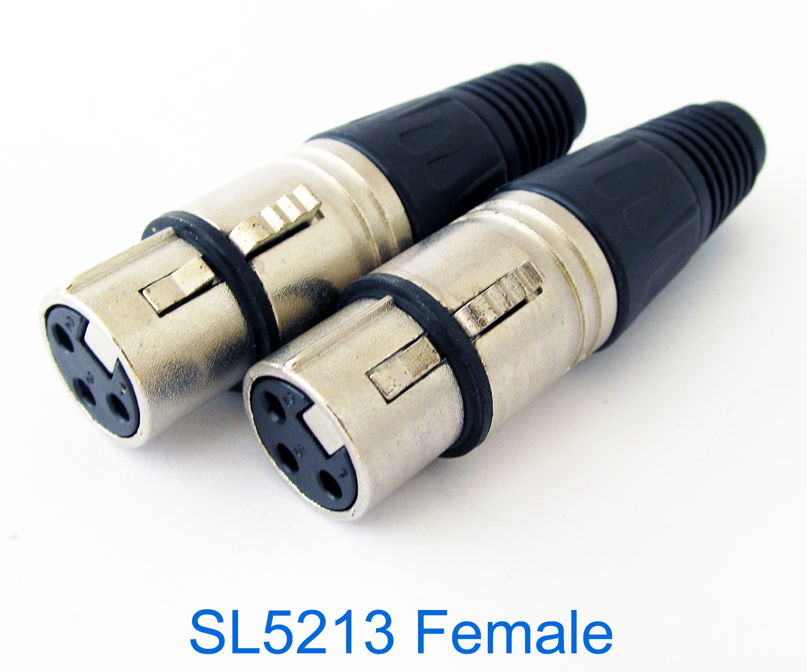 100pcs SL5213 XLR 3pin Female Jack Microphone Mic Speaker Cable Audio Connector