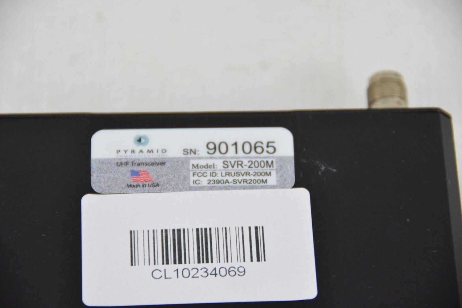 Pyramid SVR-200M UHF Transceiver