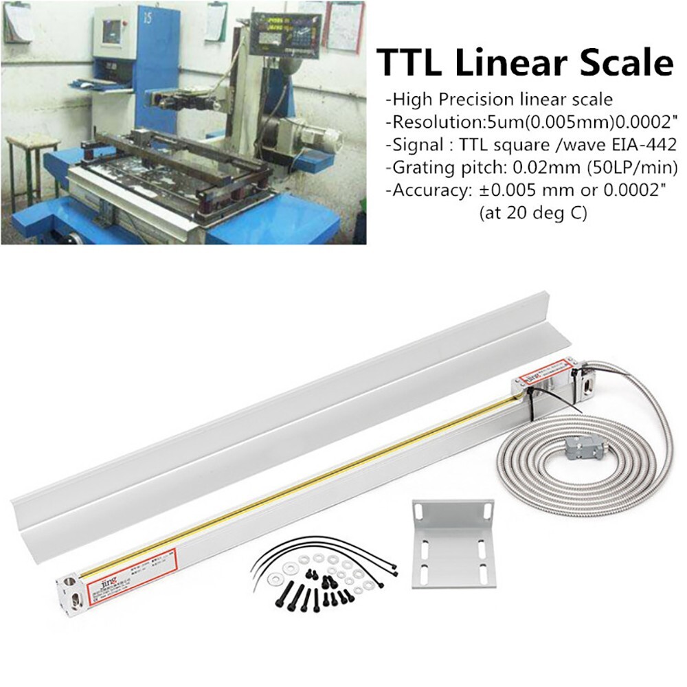 LCD Digital Readout with Precision Linear Scale for Milling Lathe Machine 3 Axis