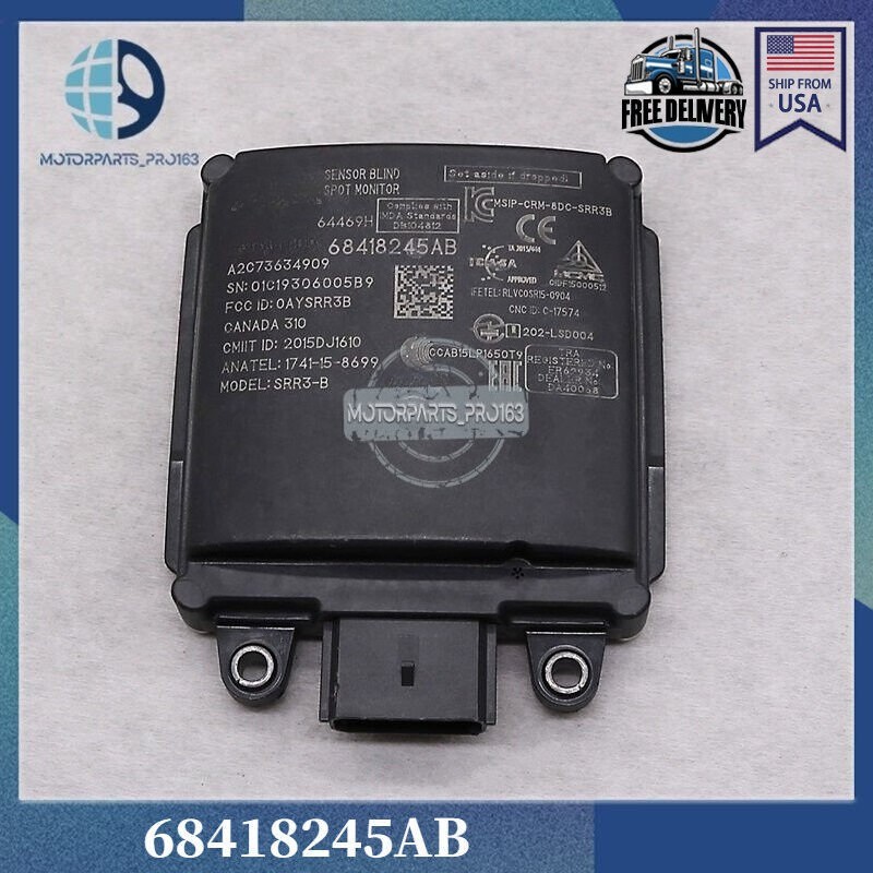 68418245AB Blind Spot Radar Sensor For 2016-2020 Dodge Durango 3.6L 5.7L 6.4L