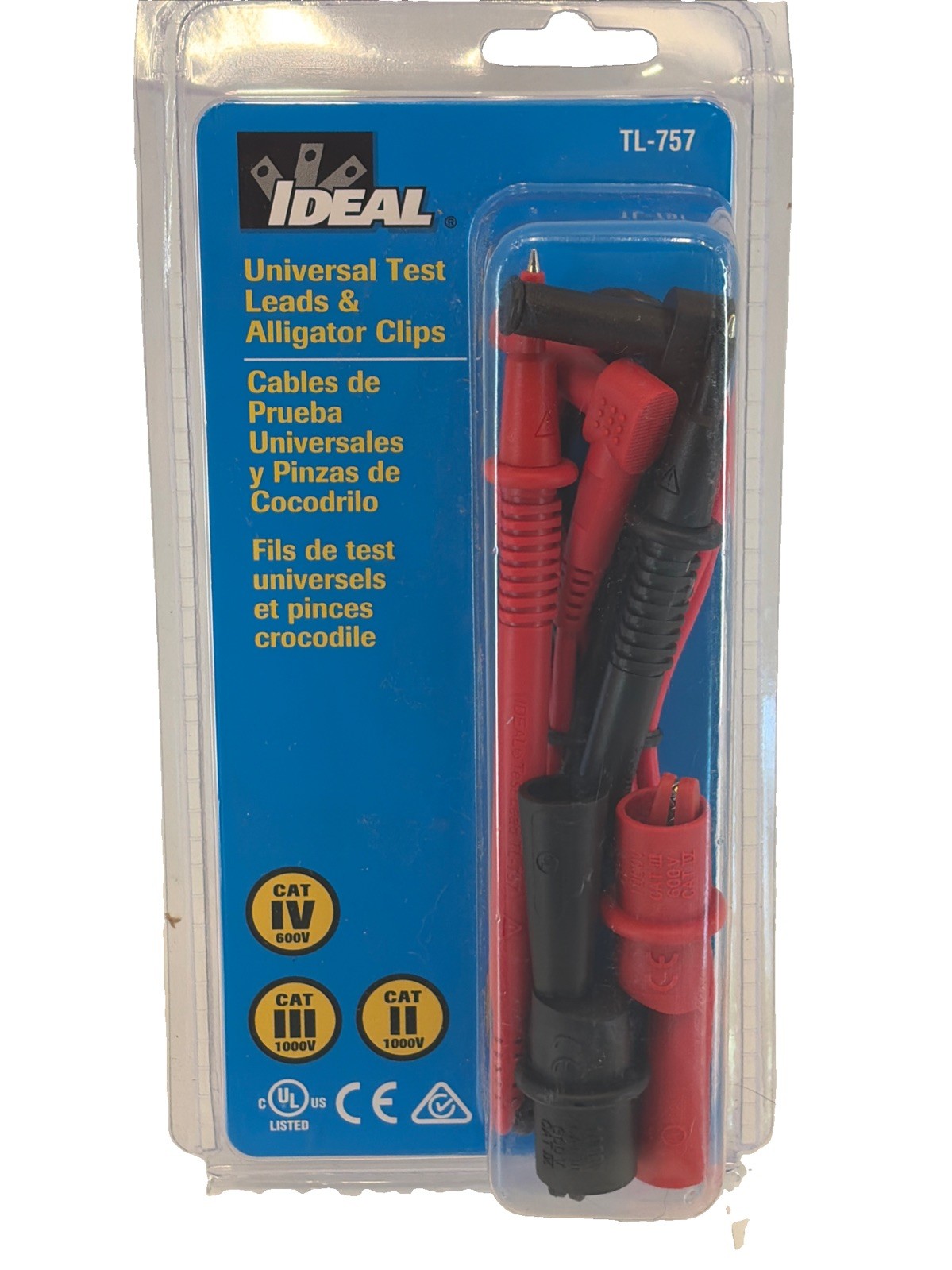 Ideal TL-757 Universal Test Leads & Alligator Clips