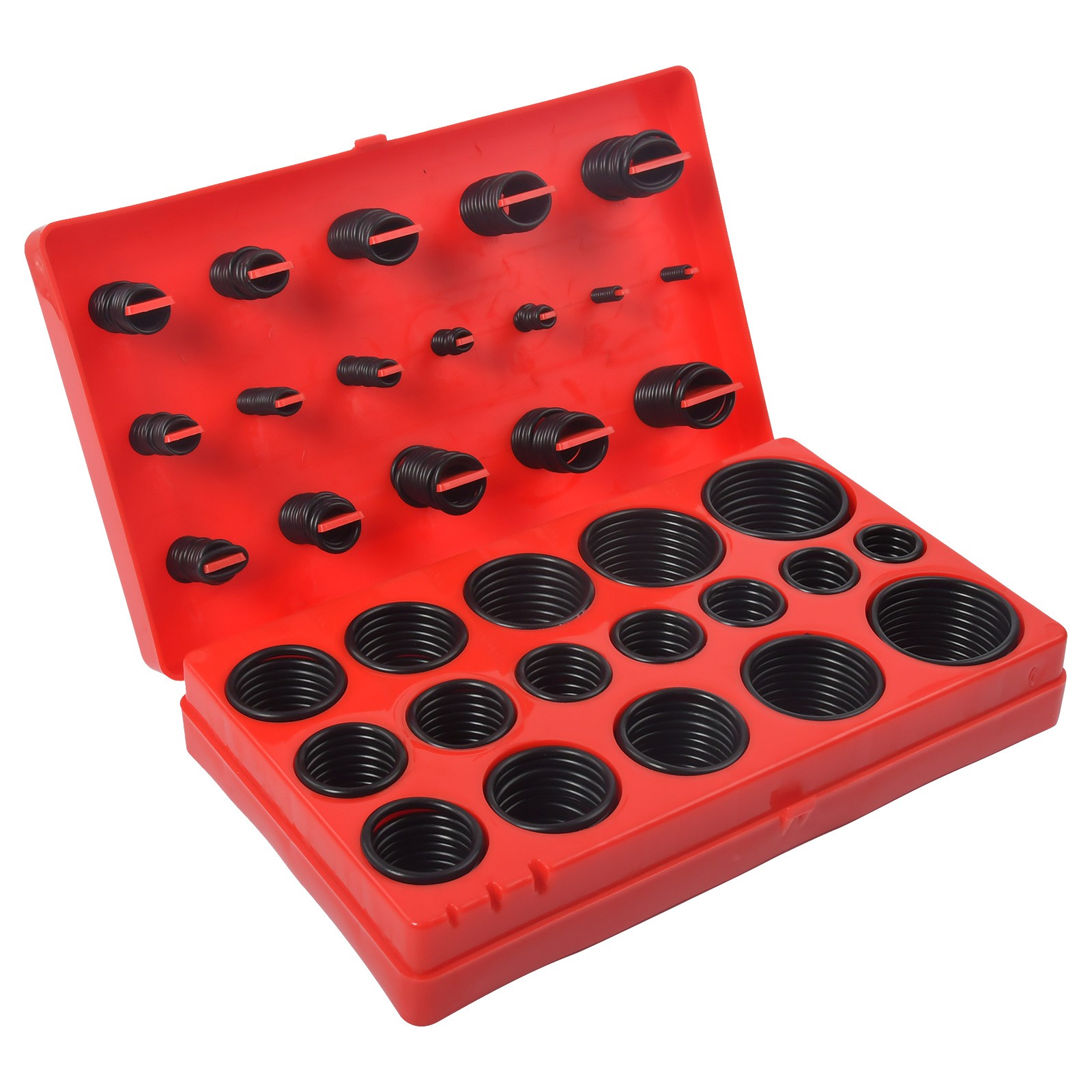 826 PCS Universal O Ring Assortment Set Metric Oil Proof Kit 64 Size O-Ring Case
