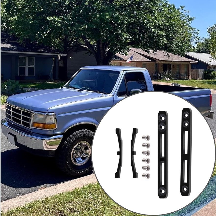 2PCS Ashtray Guides Slides Fits 1992-1996 Ford F150/250/350 Bronco 1997 F250/350