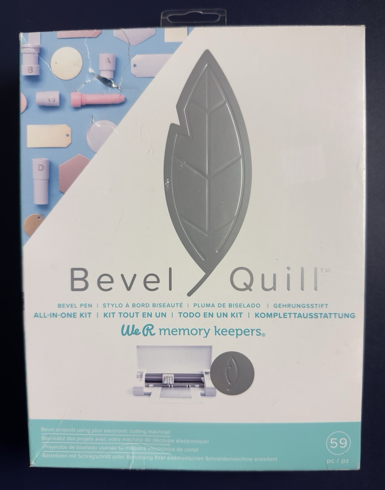 We R Memory Keepers Bevel Quill All In One Kit Paper Craft, Open Box