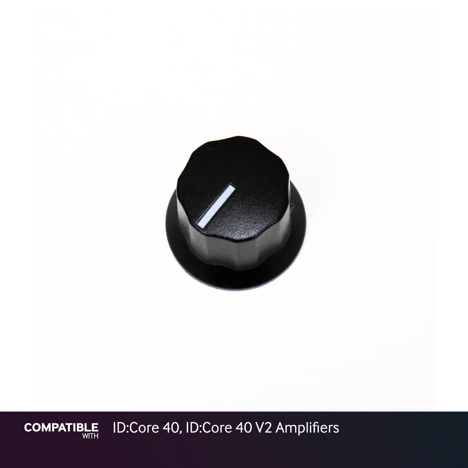 Blackstar Black Knob with Line for ID:Core 40, ID:Core 40 V2 Amplifiers