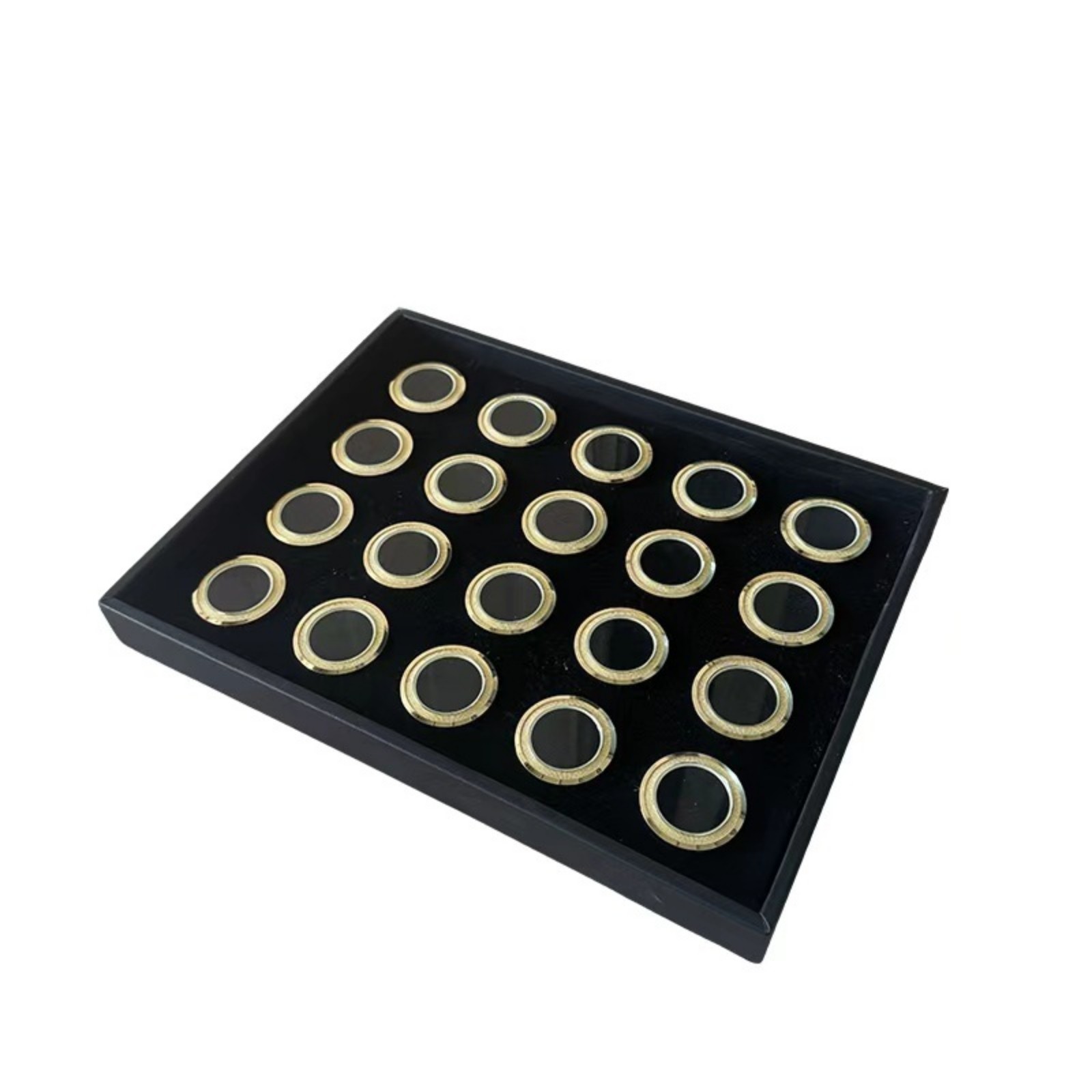 Mineral Display Tray Organized for Counters
