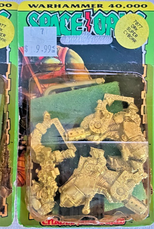 WARHAMMER 40K 7077 Ork Super Cyboar - OOP - 1988
