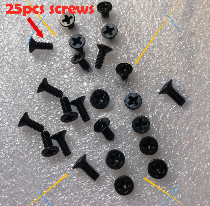 25pcs Panel Shell Screws for Pioneer DJM900NEXUS Mixer 100% Brand New Black