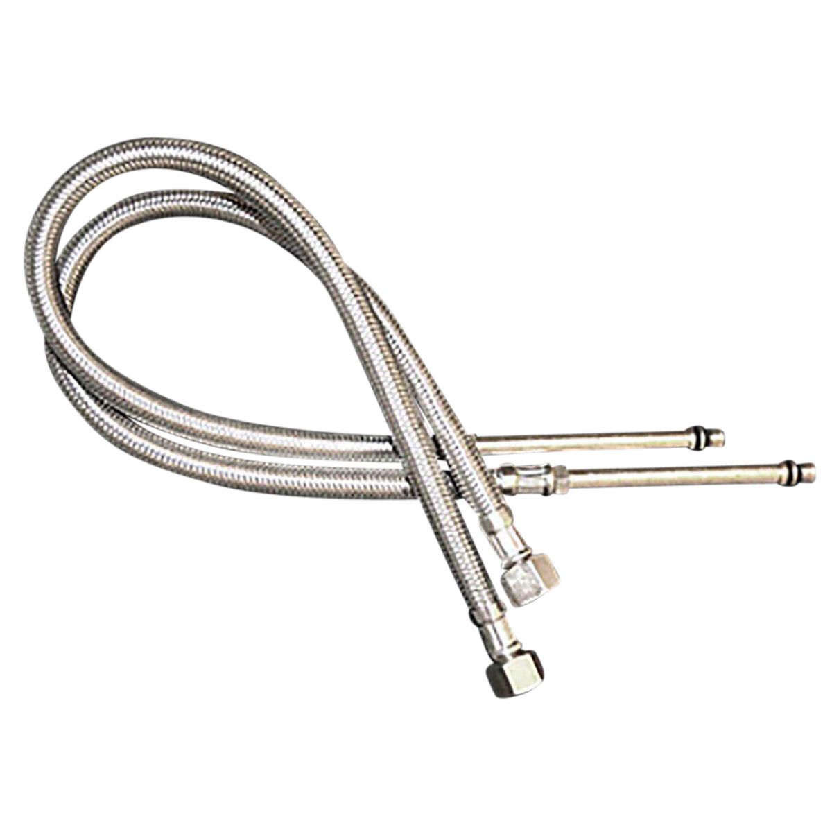 Renovators Supply Pair Faucet Supply Line Stainless Steel 19.5" Faucet Connector