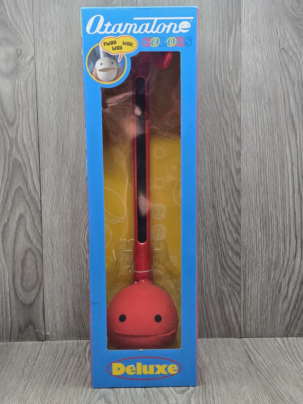 Otamatone Deluxe Electronic Musical Instrument  Portable Synthesizer Red