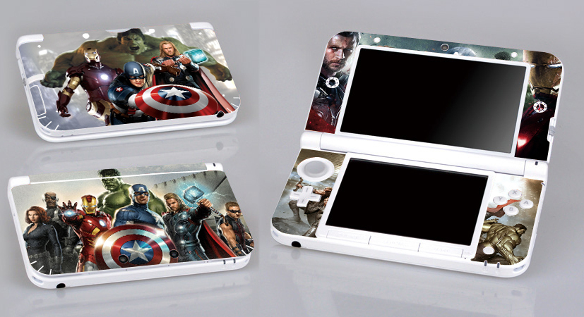345 Vinyl Decal Cover Skin Sticker for Nintendo 3DS XL/LL