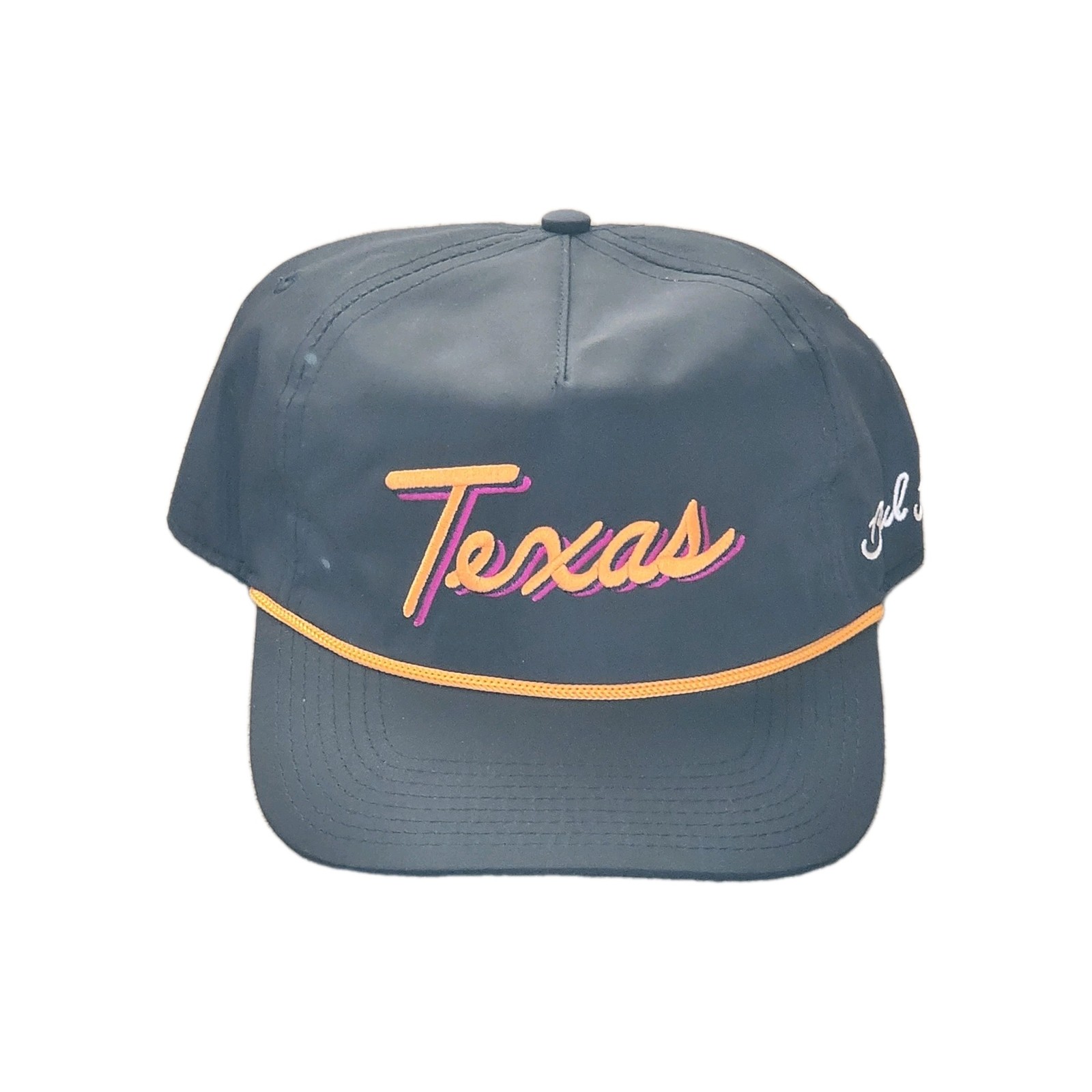 Bad Birdie Texas Rope Hat Cap Golf  Embroidered Black Orange Pink Snap Back New
