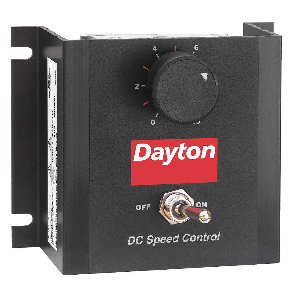 DAYTON 4Z827 DC Speed Control,0 to 90/180V DC,2 A 4Z827