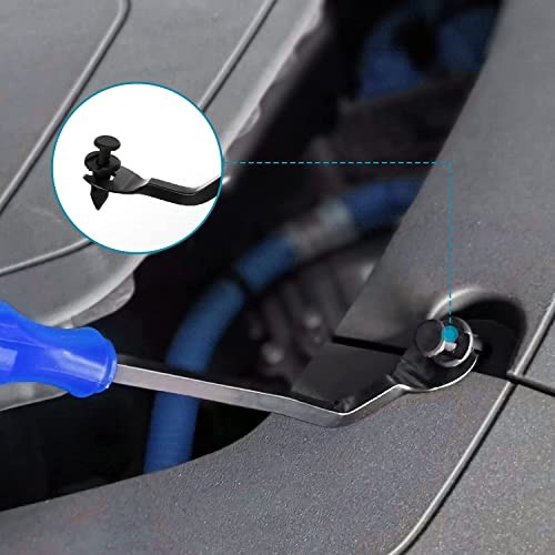 Auto Trim Removal Tool Set, 5pcs Plastic Pry Tool Kit, Auto Trim Tool, Blue