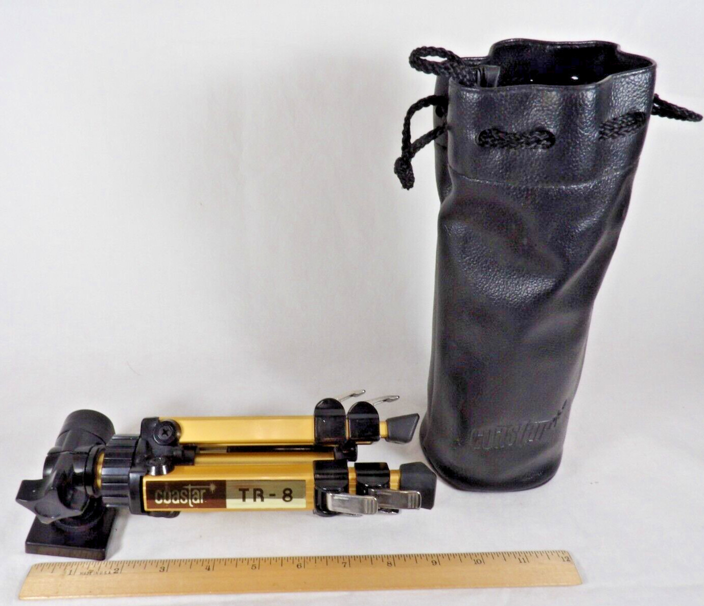 Coastar TR-8 Camera Camcorder Tripod & Case