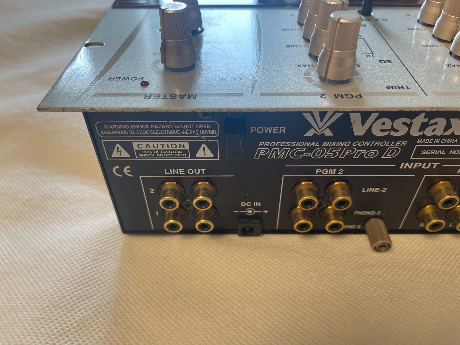 Vestax PMC-05 Pro D Samurai DJ Mixer Professional Mixing Controller