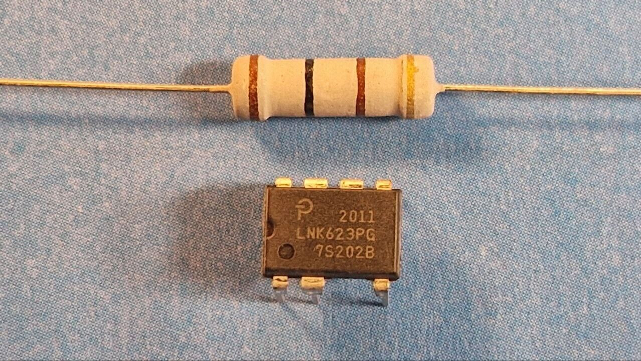 LNK623PG IC Module +100 Ohm Resistor 3 Watts, for AEG, Whirlpool...