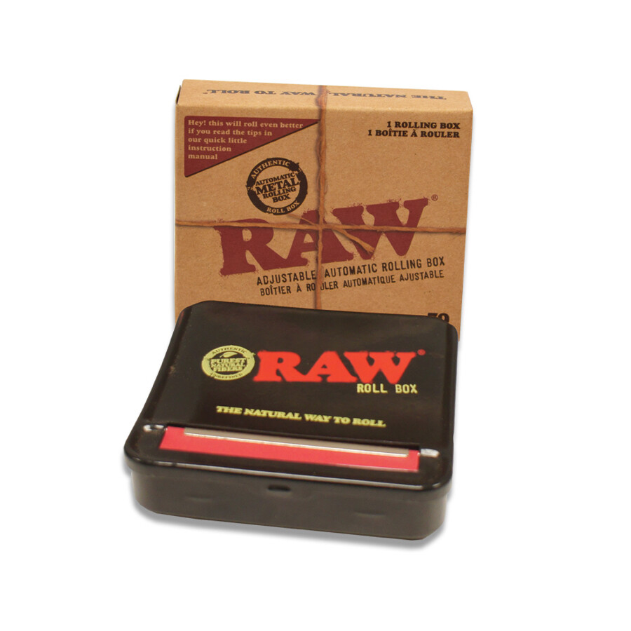 RAW Rollbox 79mm Metal Adjustable Automatic Black Rolling Machine Roller