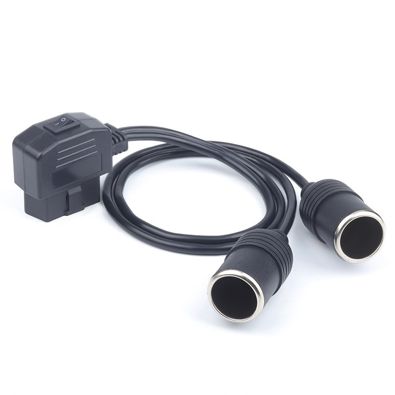 Lightweight OBD2 Diagnostic Tool Car Cigarette Wire Lighter Socket Power Adapter