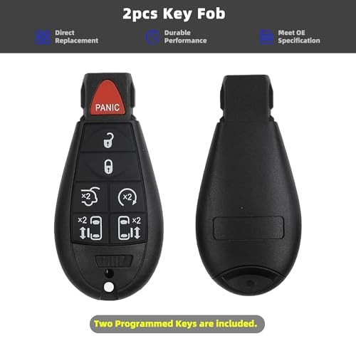 Ignition Switch Module Kit with 2 Keys - Compatible with 2008-2010 68210150AB