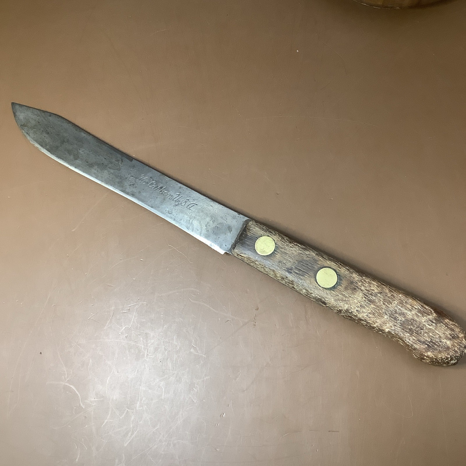 Vintage Geneva Hi-Carbon Kitchen Knife