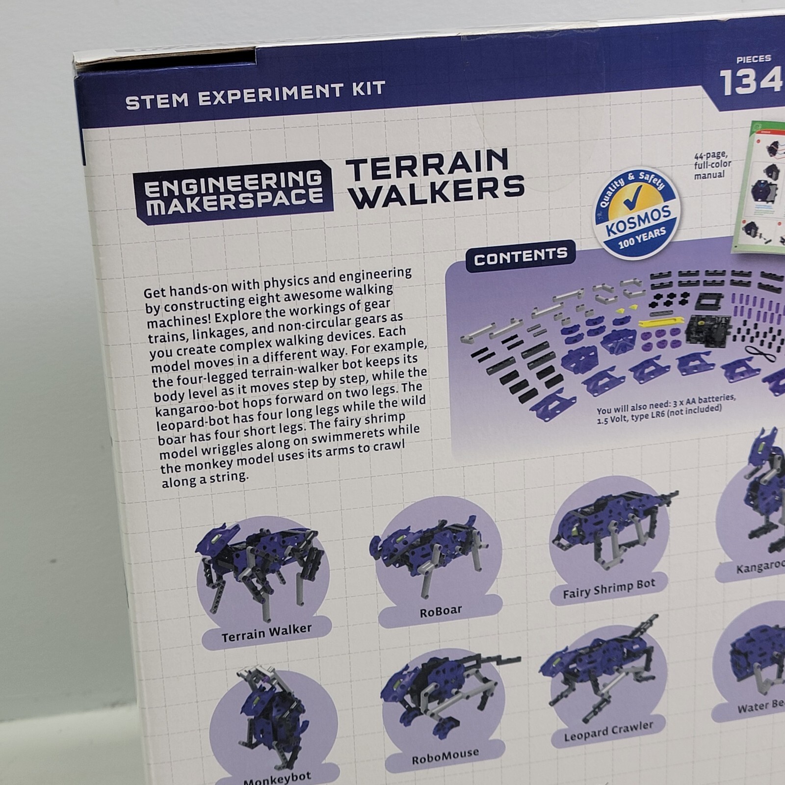 Thames & Kosmos Engineering Makerspace Terrain Walkers Science Building Kit New!