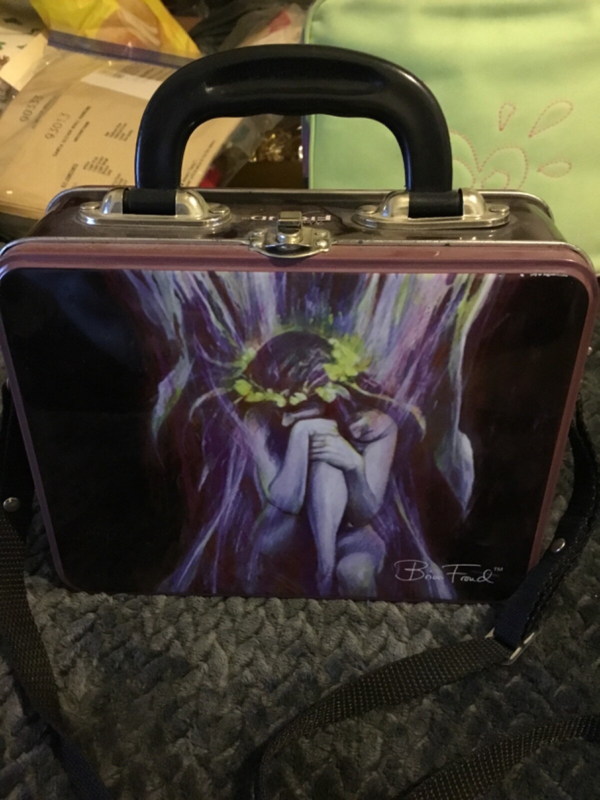 Brian Froud Faery of Dark Despair Lunch Box w/Strap Fantasy '02 World of Froud