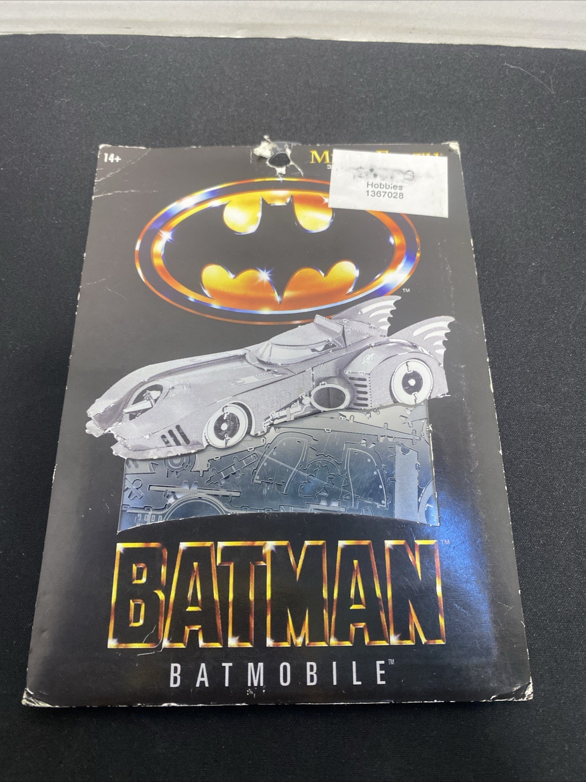 Metal Earth Batman 1989 Batmobile - Steel Cut Model Kit MMS372 New Sealed  VTG