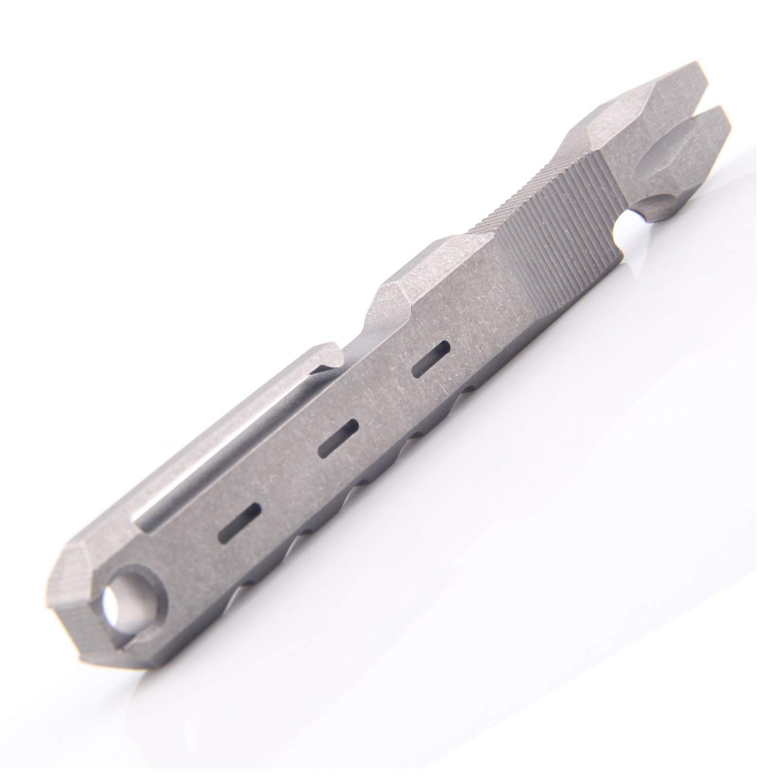Titanium Pry Bar Crowbar Nail Puller Outdoor Survival With Pocket Clip Large ...