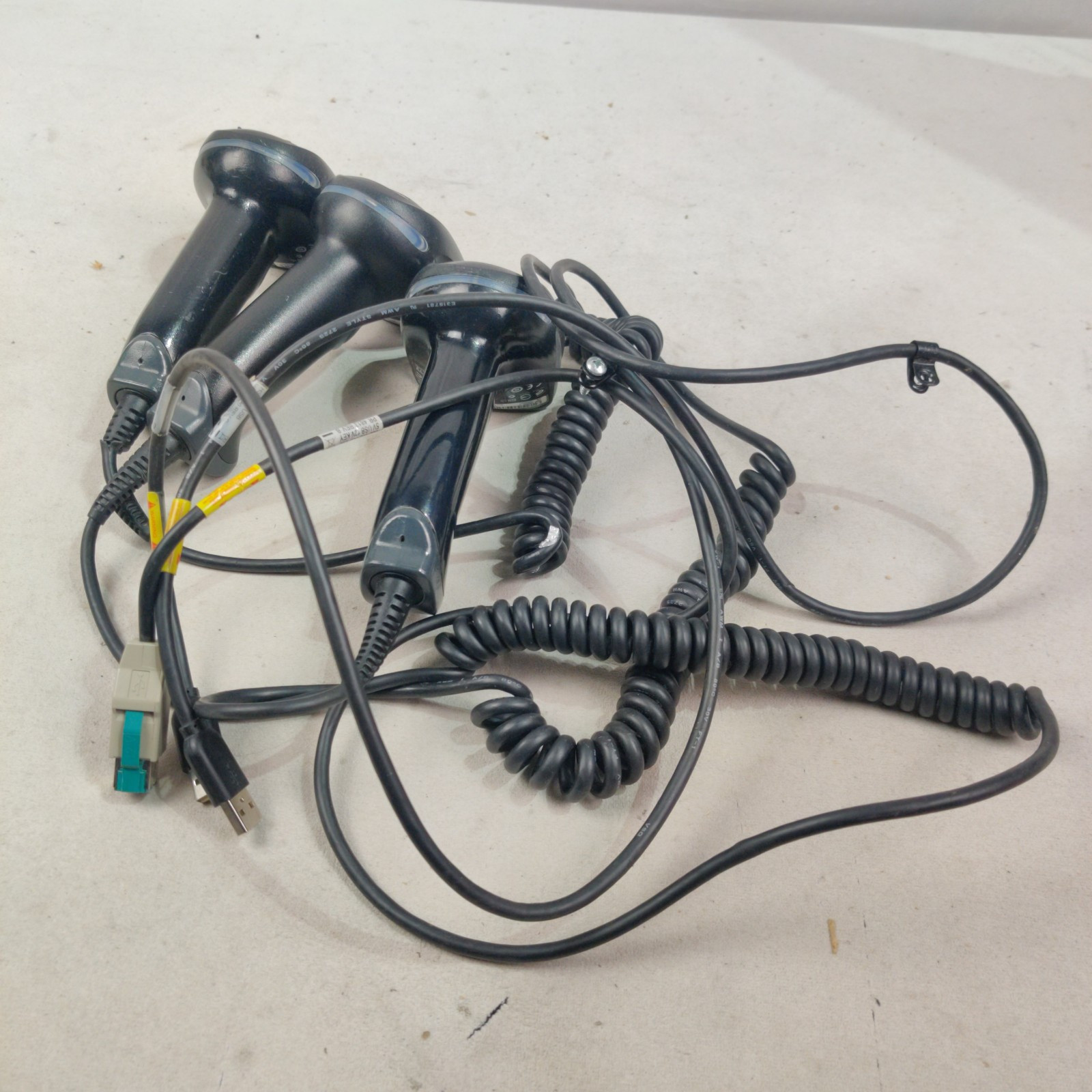 LOT OF 3 - Honeywell Xenon 1900GSR-2 Barcode Scanner 1900GSR-2 READ DESCRIPTION