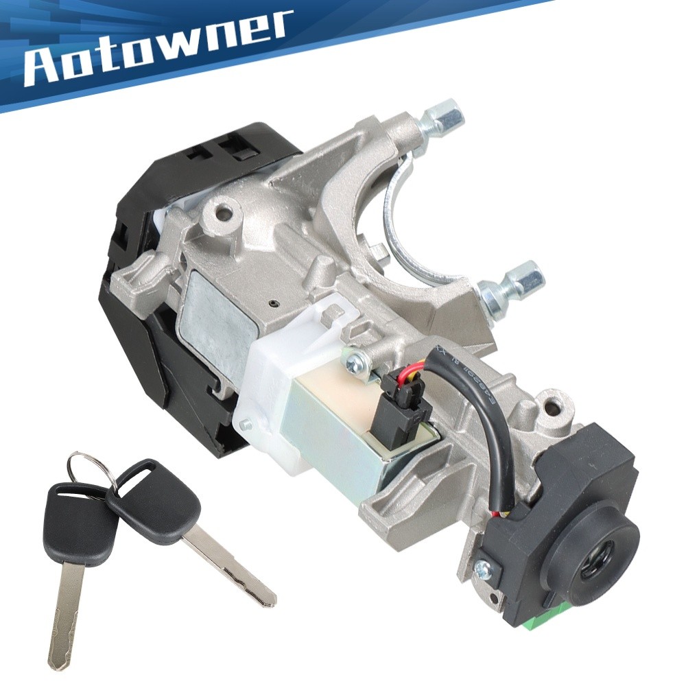 Ignition Switch Cylinder Lock & 2 Key For Honda Accord Civic Pilot 2003-2011