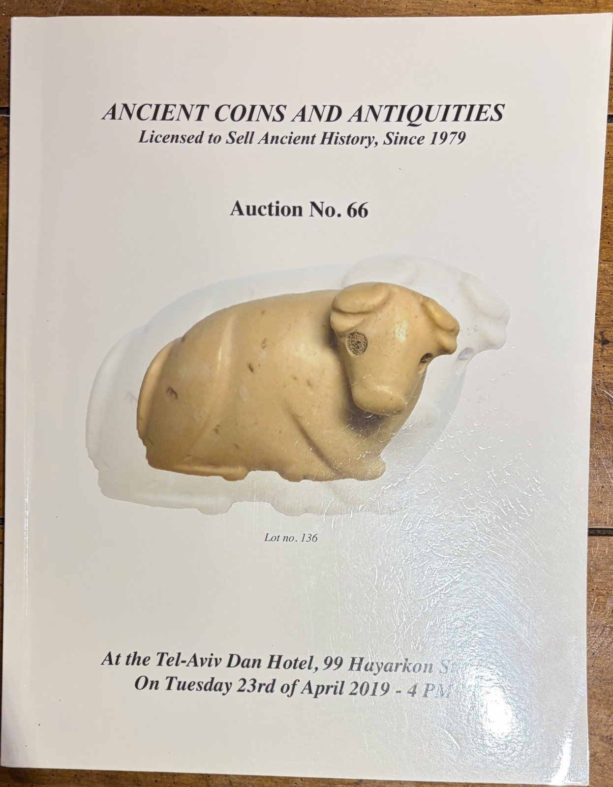 Archaeological Center, Israel Ancient Coins and Antiquities Auction 66, 4/23/19