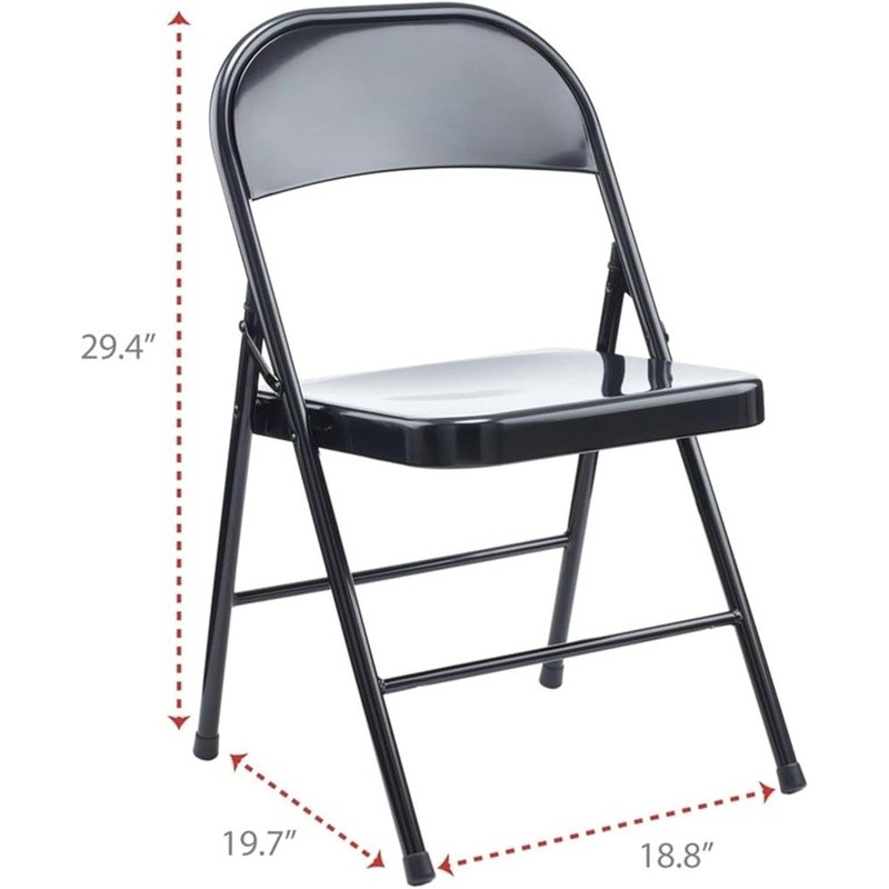 Durable Metal Armless Seating Indoor Outdoor Use Easy to Clean Space Saver