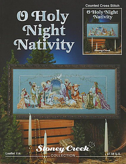 O Holy Night Nativity LFT114 by Stoney Creek cross stitch pattern