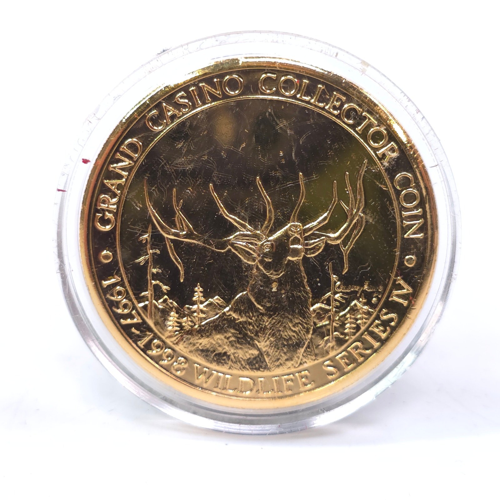 97-98 Grand Casino Wildlife Series Coin Mille Lacs Hinckley J257 - 2+ Ship FREE