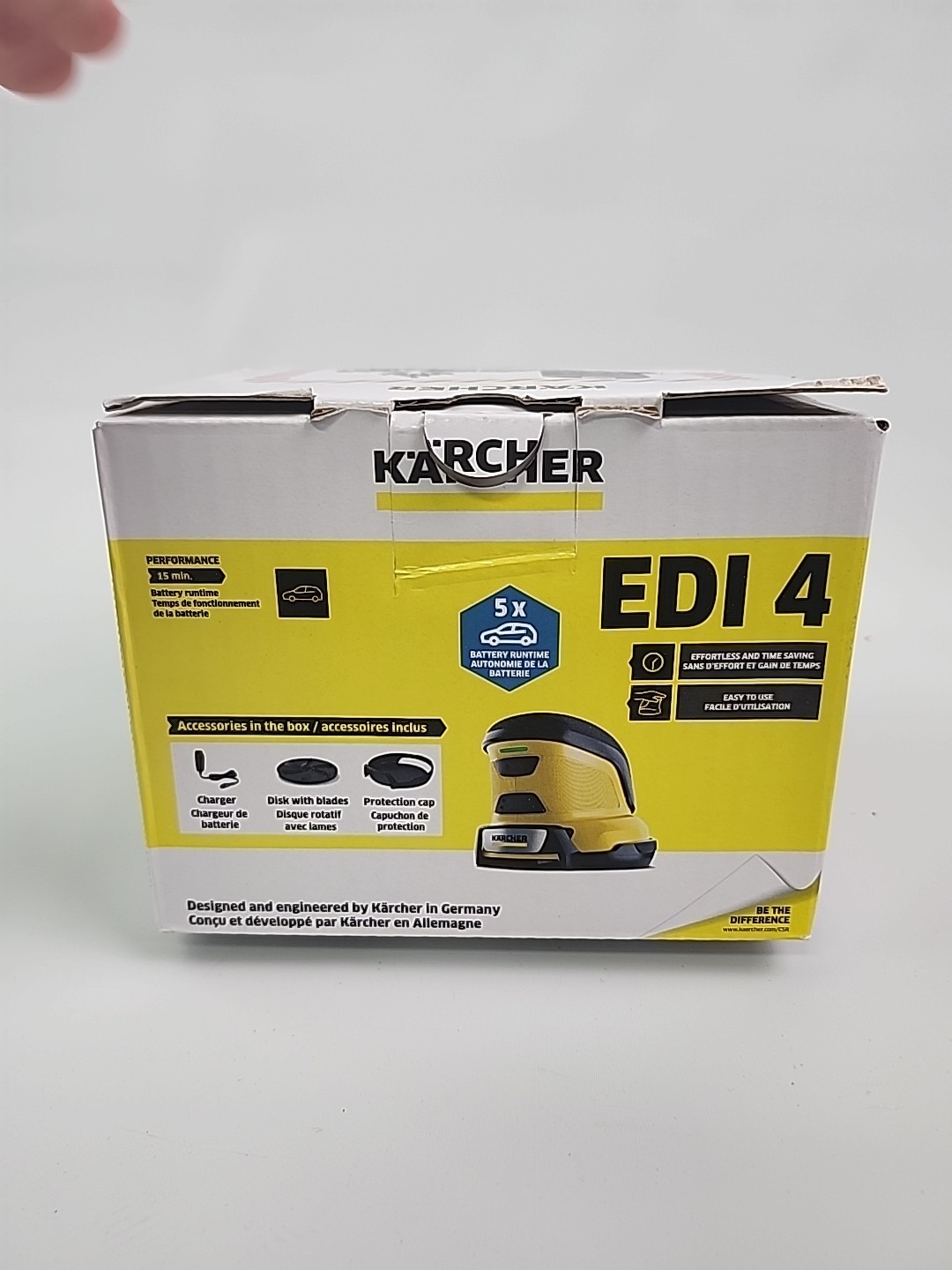 Karcher EDI 4 Cordless Handheld Ice Scraper #1.598-903.0