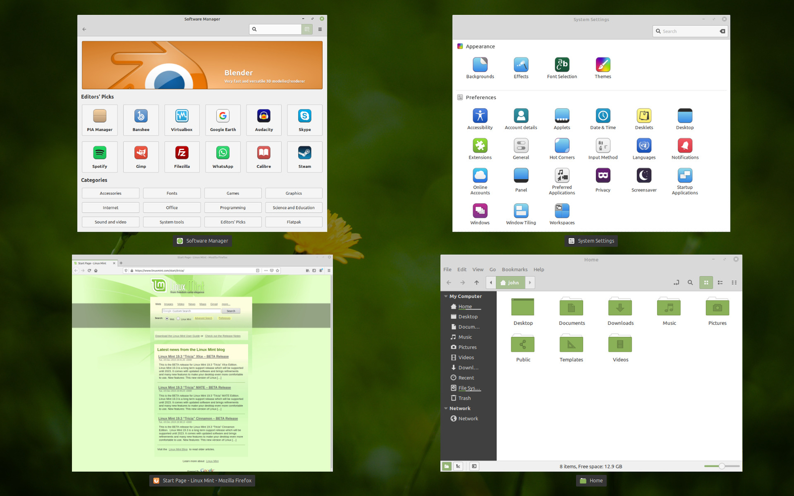 Linux Mint 20 Live Install Desktop 16 GB USB For Windows PC MAC With BONUS DVD